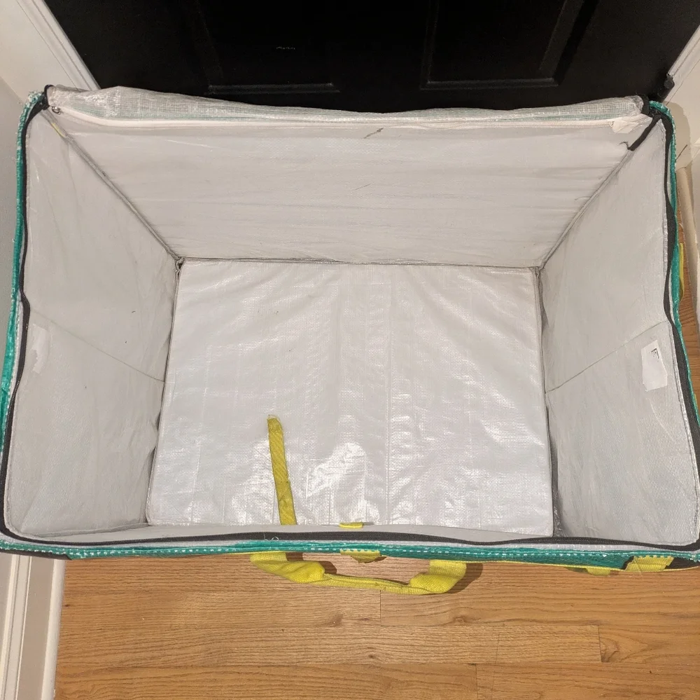 ❤ Giant zippered tote bag, xl storage bag